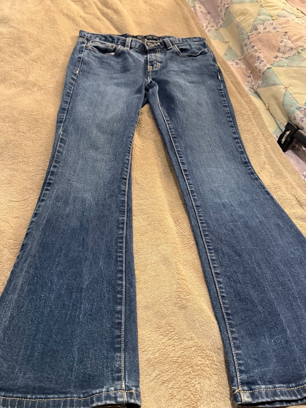 VINTAGE Calvin Klein Jeans Dark Blue Flared Jeans